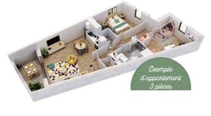 Apartment 3 rooms of 72 m² in Bègles (33130)