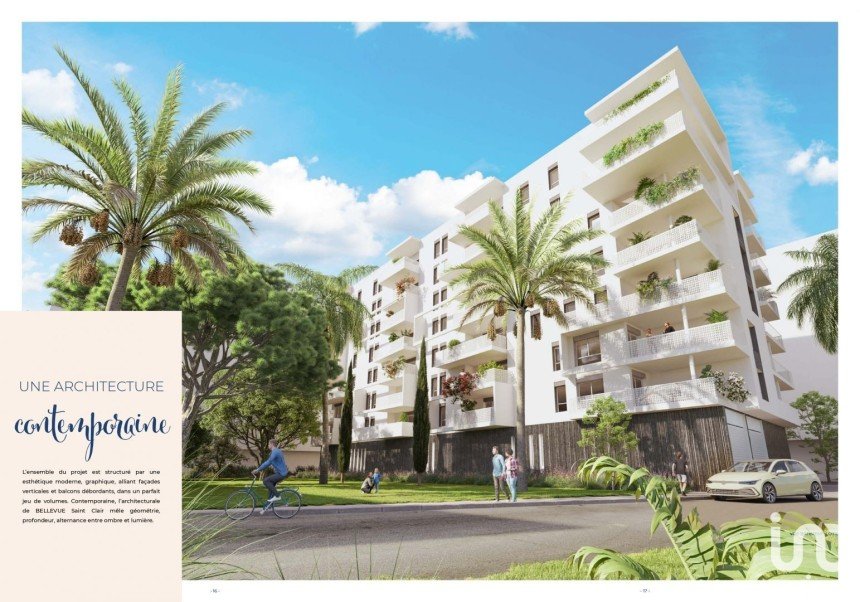 Appartement 2 pièces de 47 m² à Sète (34200)