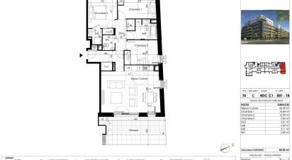 Appartement 4 pièces de 83 m² à Annemasse (74100)