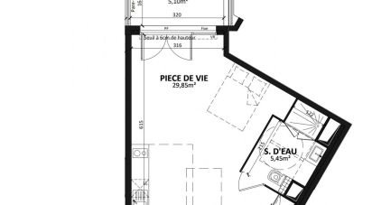 Appartement 1 pièce de 35 m² à Puget-sur-Argens (83480)