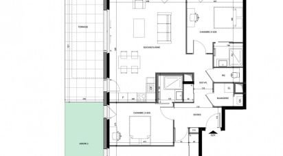 Appartement 4 pièces de 91 m² à Annemasse (74100)
