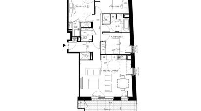 Apartment 4 rooms of 83 m² in Annemasse (74100)