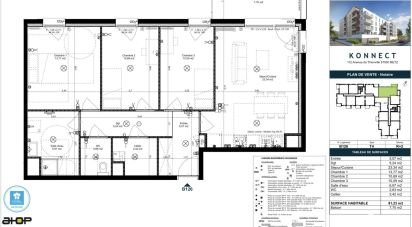 Appartement 4 pièces de 81 m² à Metz (57050)