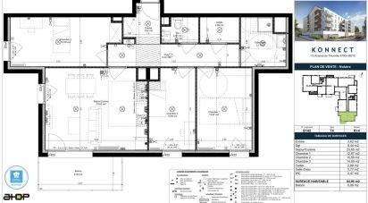 Apartment 4 rooms of 85 m² in Metz (57050)