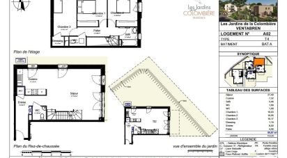 Maison 3 pièces de 86 m² à Ventabren (13122)