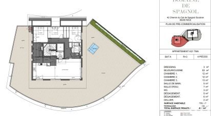 Appartement 4 pièces de 121 m² à Nice (06200)