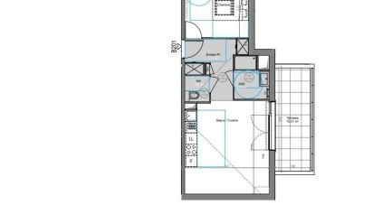 Appartement 2 pièces de 45 m² à Cogolin (83310)