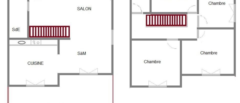 Maison 4 pièces de 79 m² à La Seyne-sur-Mer (83500)