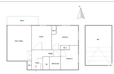 Appartement 3 pièces de 62 m² à Guyancourt (78280)