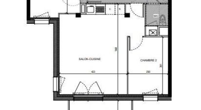 Appartement 3 pièces de 60 m² à Quimper (29000)
