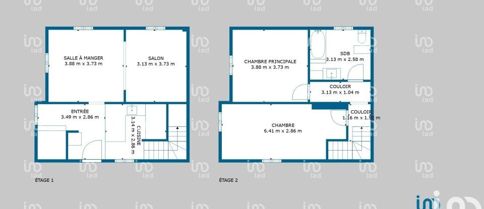 Maison 3 pièces de 86 m² à Mours (95260)
