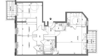 Appartement 4 pièces de 100 m² à Clamart (92140)