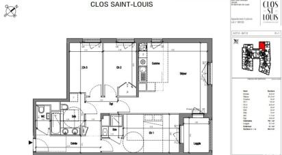 Apartment 4 rooms of 80 m² in Saint-Germain-en-Laye (78100)