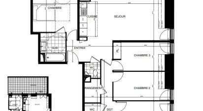 Appartement 5 pièces de 100 m² à Brunoy (91800)