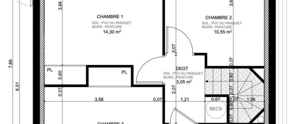 Maison 4 pièces de 85 m² à Chartres (28000)
