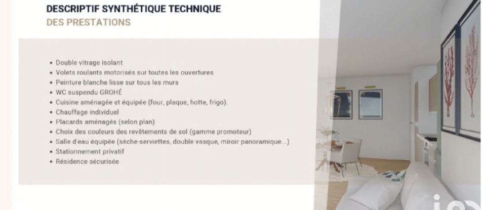 Appartement 3 pièces de 50 m² à Mignaloux-Beauvoir (86550)
