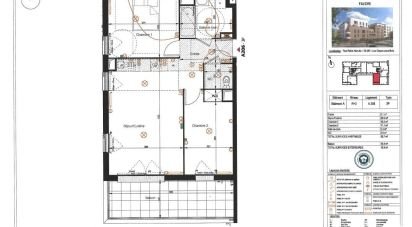 Appartement 3 pièces de 59 m² à Les Clayes-sous-Bois (78340)