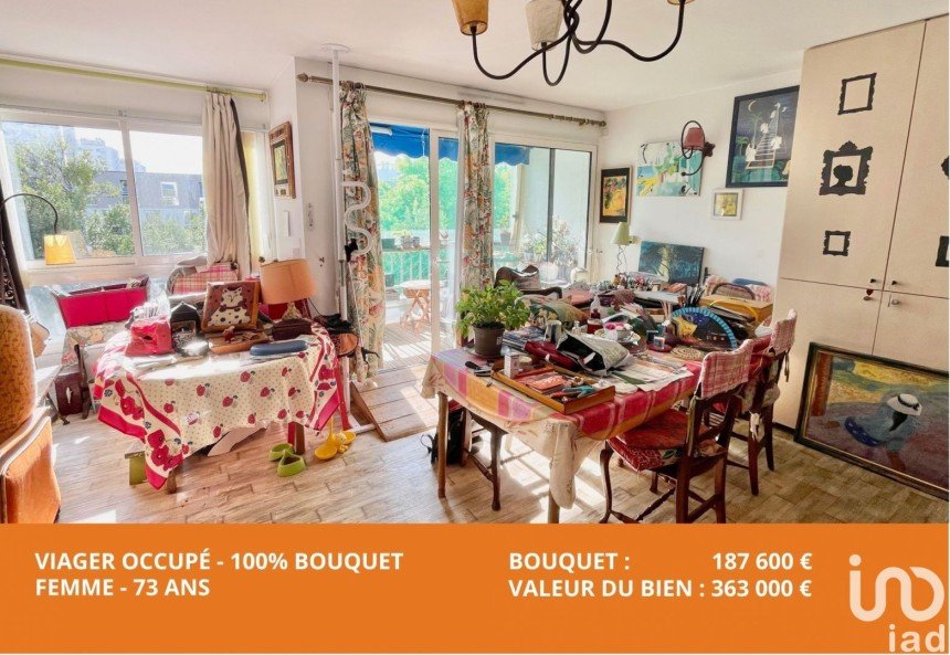 Appartement 4 pièces de 85 m² à Nantes (44100)