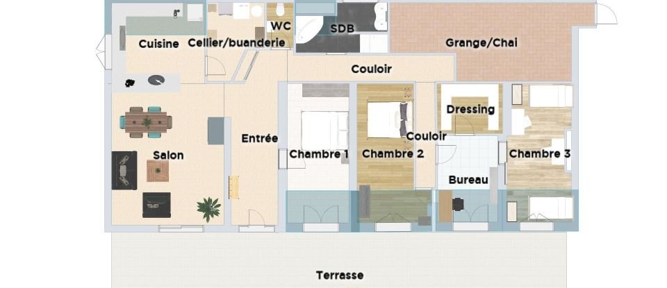 Maison 5 pièces de 145 m² à Fronton (31620)