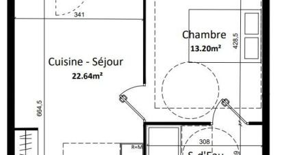 Appartement 2 pièces de 42 m² à Monteux (84170)