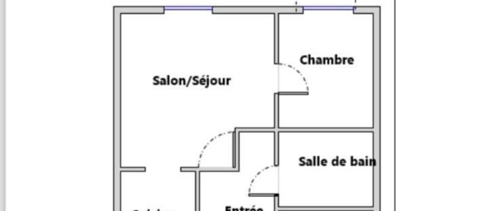 Appartement 2 pièces de 41 m² à Chelles (77500)