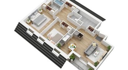 Appartement 3 pièces de 65 m² à Le Blanc-Mesnil (93150)