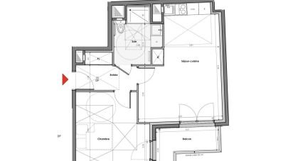 Appartement 2 pièces de 47 m² à Mantes-la-Jolie (78200)