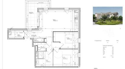Appartement 3 pièces de 65 m² à Carnac (56340)