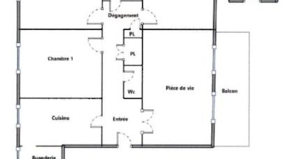 Apartment 4 rooms of 75 m² in Brest (29200)