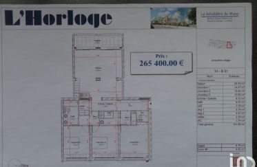 Appartement 4 pièces de 102 m² à Le Mans (72000)
