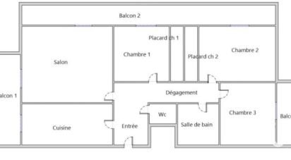 Appartement 4 pièces de 74 m² à Le Port-Marly (78560)