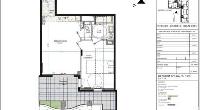 Appartement 2 pièces de 51 m² à Montpellier (34070)