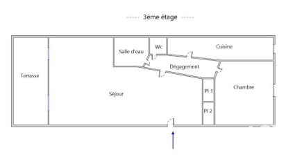 Apartment 2 rooms of 53 m² in Compiègne (60200)