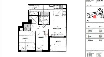 Appartement 3 pièces de 57 m² à Saint-Germain-en-Laye (78100)