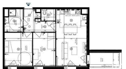 Appartement 3 pièces de 59 m² à Metz (57050)