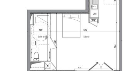 Apartment 1 room of 36 m² in Perros-Guirec (22700)
