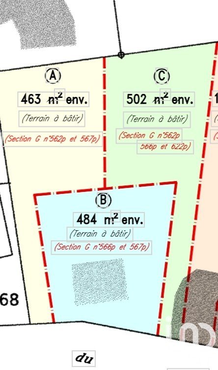 Terrain de 463 m² à Ferrières-en-Gâtinais (45210)