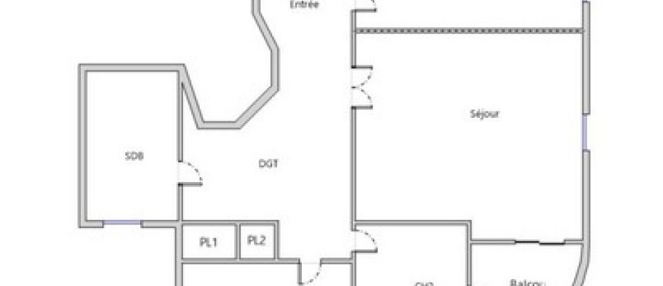 Appartement 3 pièces de 72 m² à Metz (57070)