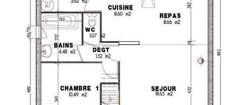 Maison 6 pièces de 90 m² à Saint-Georges-du-Vièvre (27450)