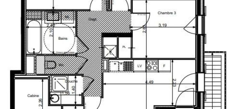 Appartement 4 pièces de 86 m² à Champagny-en-Vanoise (73350)