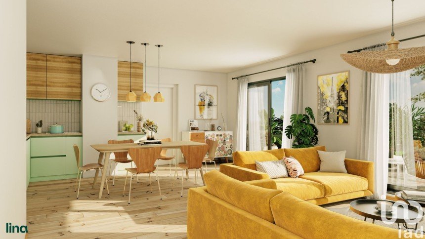 Appartement 2 pièces de 45 m² à Saint-André-le-Gaz (38490)