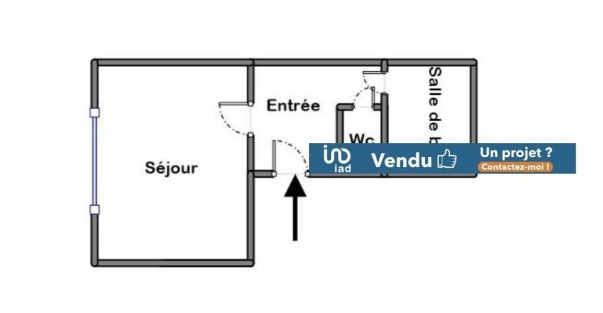 Appartement 1 pièce de 20 m² à Neuilly-sur-Seine (92200)