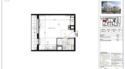 Apartment 1 room of 33 m² in Les Clayes-sous-Bois (78340)