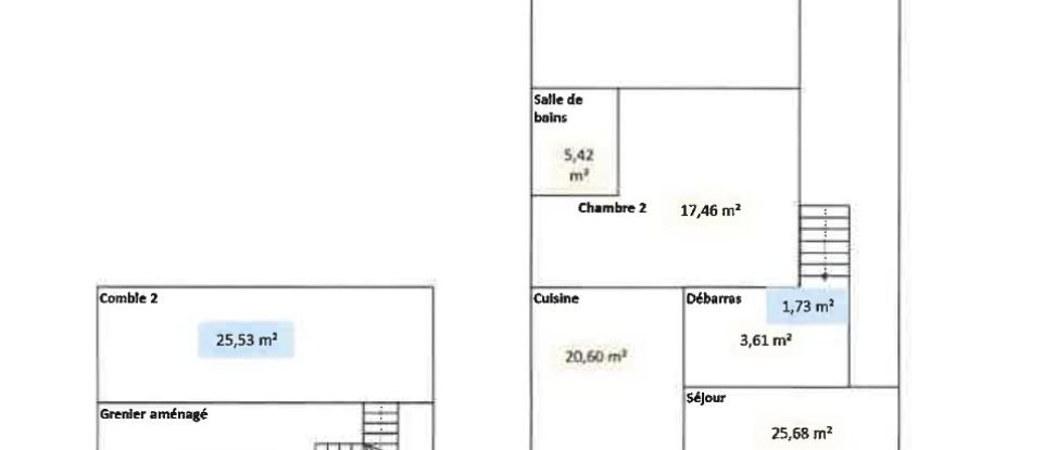 Duplex 5 pièces de 126 m² à Rochefort (17300)