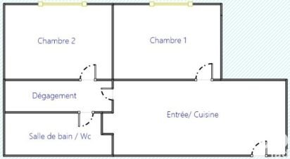 Apartment 3 rooms of 50 m² in Bondy (93140)