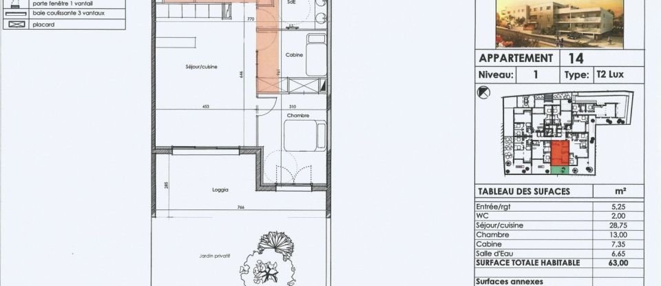 Apartment 2 rooms of 63 sq m in LE CAP D'AGDE (34300)