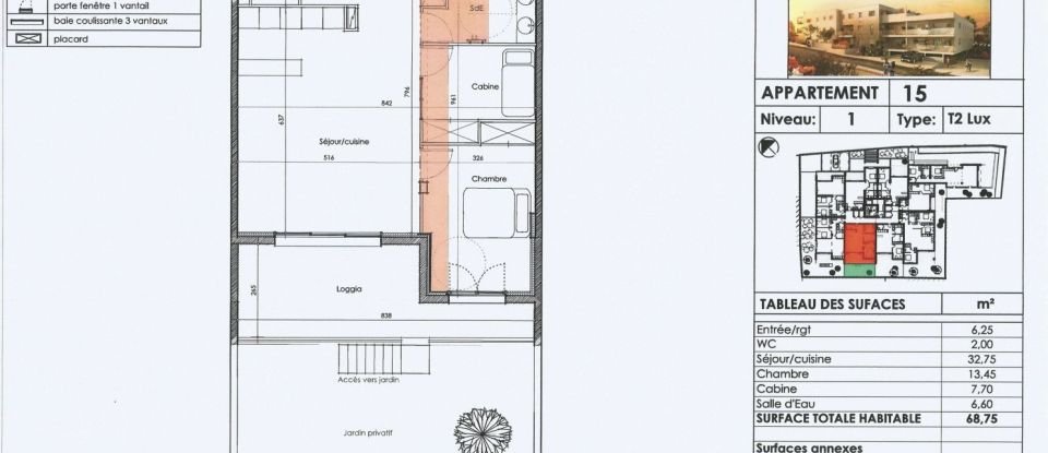 Apartment 2 rooms of 68 sq m in LE CAP D'AGDE (34300)