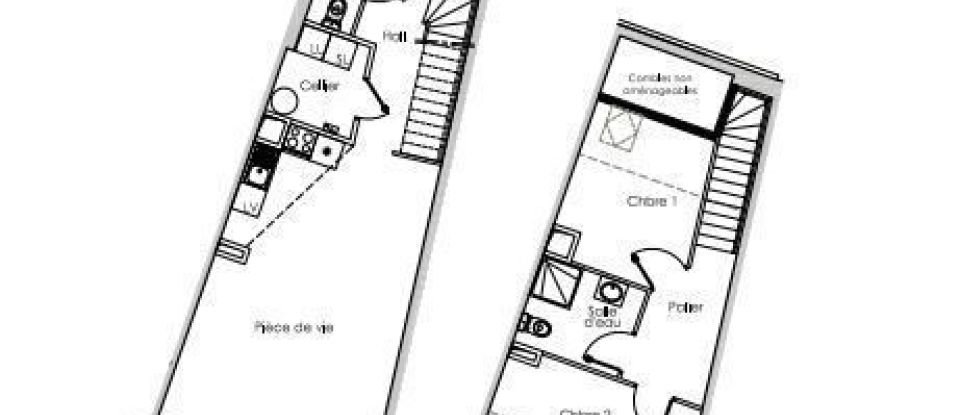 Apartment 3 rooms of 69 sq m in Haute-Goulaine (44115)