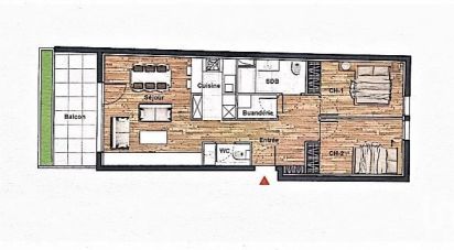 Appartement 3 pièces de 64 m² à Épinay-sur-Seine (93800)