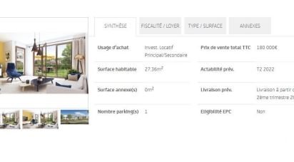 Appartement 1 pièce de 27 m² à Bois-d'Arcy (78390)